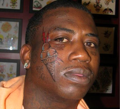  And I thought birdman's star tats on top of his head was dumb 